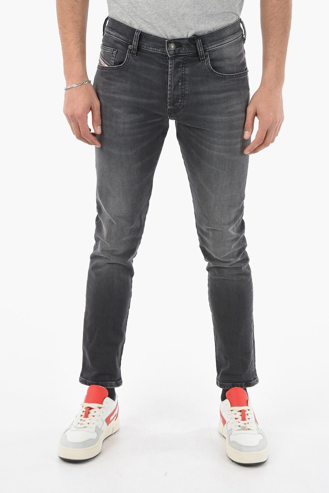 Diesel Tapered-fit-Jeans Diesel Herren Jeans D-Yonnox 0GDAG 5-Pocket-Style, mit Stretch Anteil