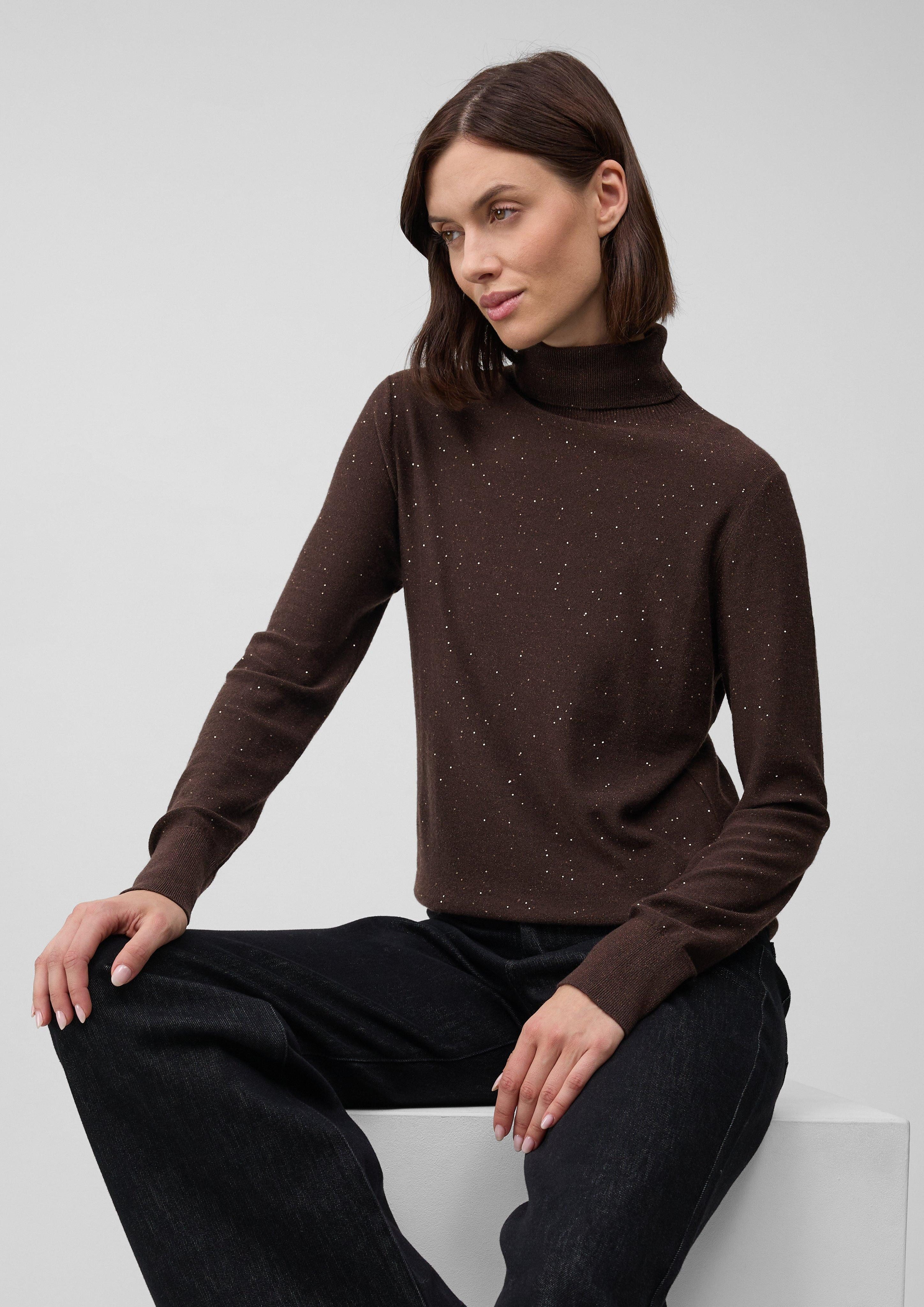 s.Oliver BLACK LABEL Strickpullover Rollkragenpullover mit günstig online kaufen
