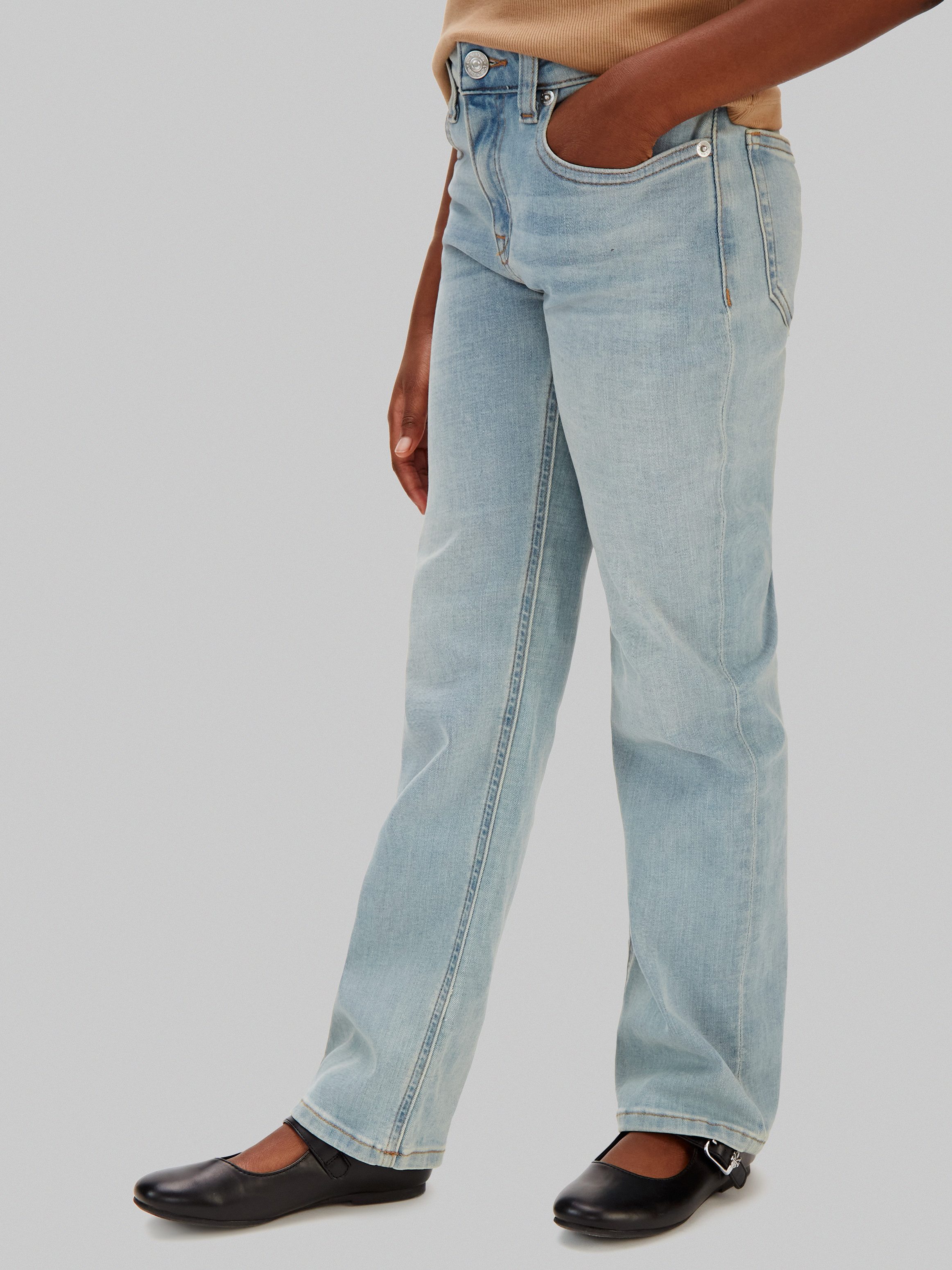 Calvin Klein Jeans Straight-Jeans STRAIGHT ANDREW WASH Regular fit mit Taschen
