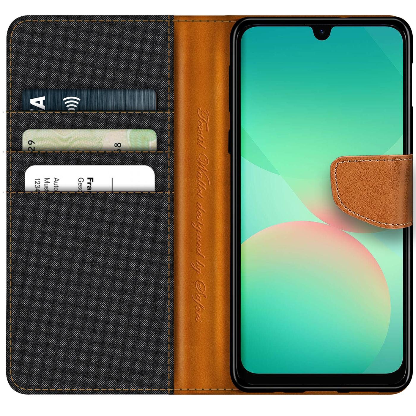 CoolGadget Handyhülle Flip Case Wallet Cover Book Tasche für Samsung Galaxy A27 5G, Handy Tasche mit Kartenfach Book Schutzhülle – Bild 2 von 5