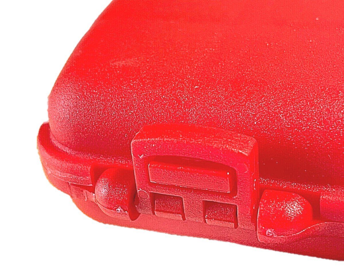 Zubehörbox Gelb Magnet Box mit Tackle Wirbel Haken lose Anplast Kammerbehälter 12 S Angelkoffer