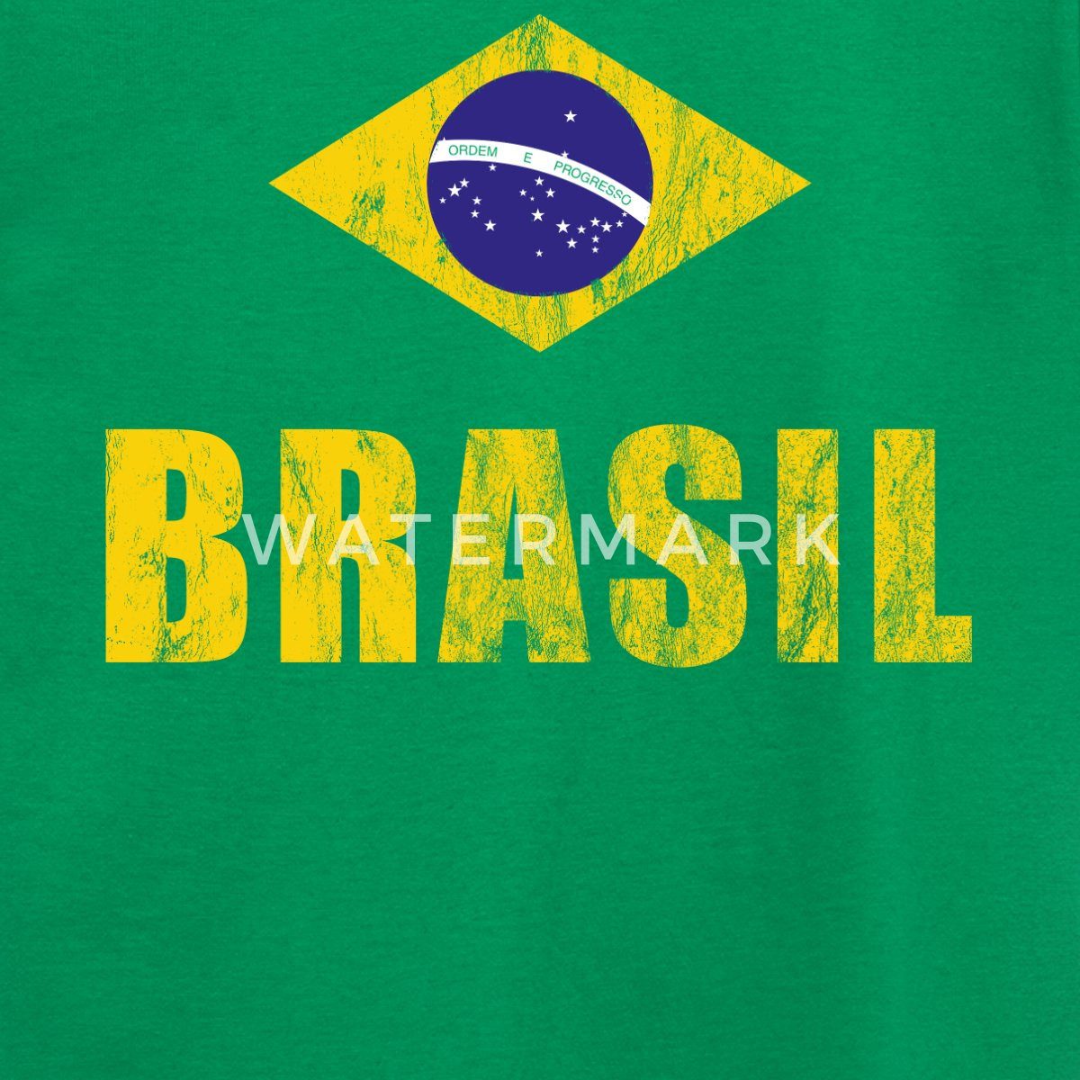 Spreadshirt T-Shirt Brasilien Fußball Retro Kinder T-Shirt (1-tlg)