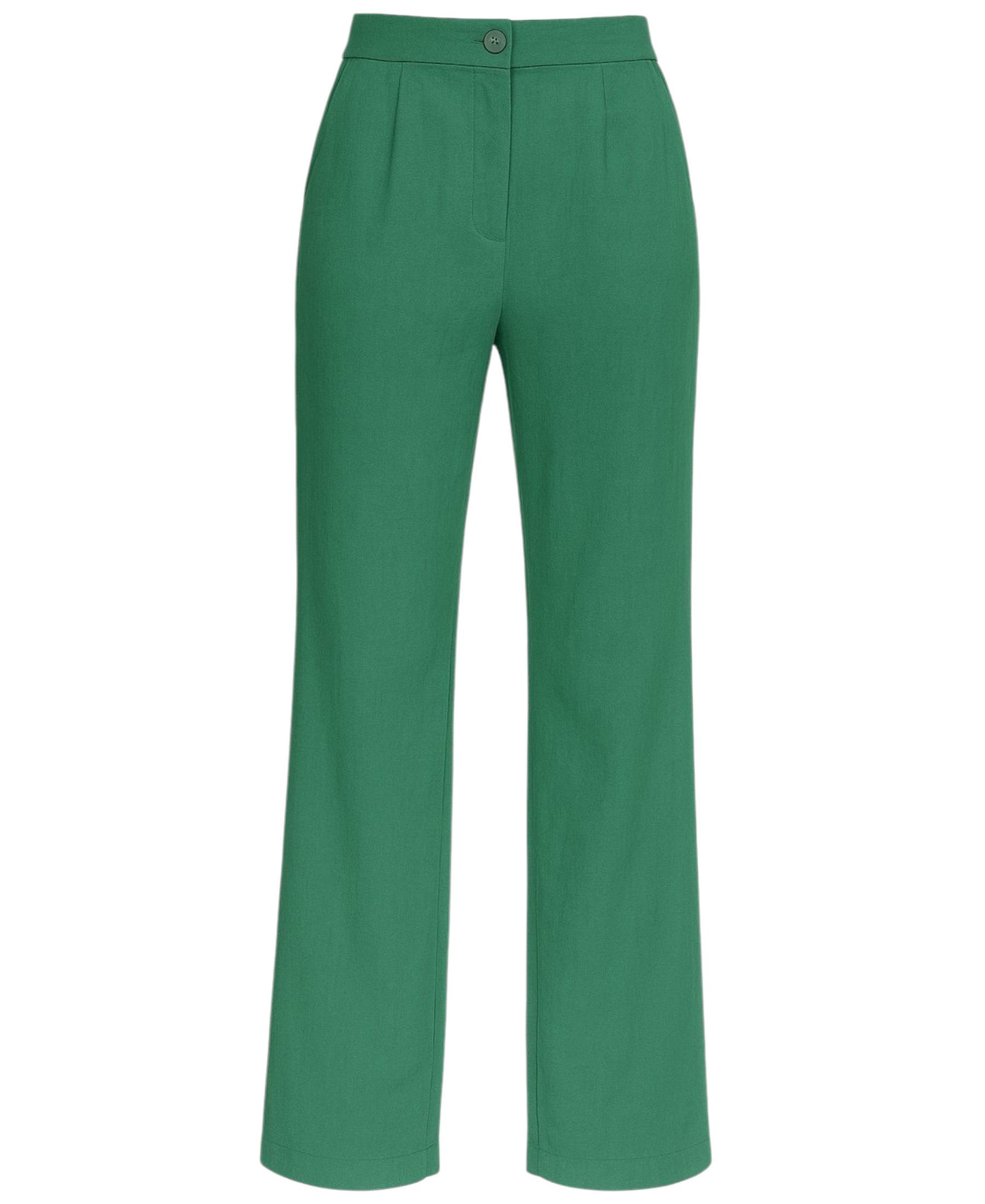 fashionshowcase Palazzohose Damen Stoffhose in Leinenoptik – elegant Weites günstig online kaufen