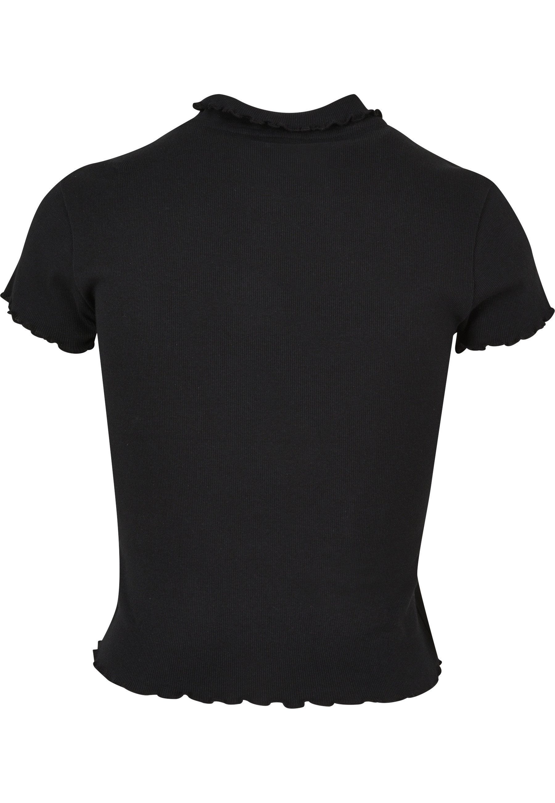 URBAN CLASSICS T-Shirt Urban Classics Damen Ladies Rib Polo Tee (1-tlg)