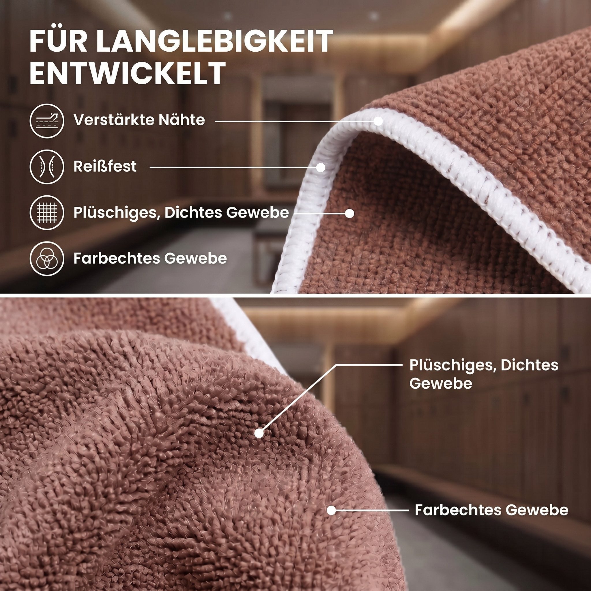 LightDry Reisehandtuch LightDry Reisehandtuch – Leichtes Mikrofaser-Sport und Strandhandtuch, Sport, Strand & Badehandtuch – Bild 5 von 5