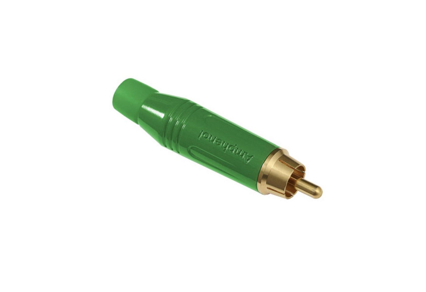 Thumbnail - Amphenol Cinch-Stecker, (Stecker & Adapter, Cinch Stecker und -Buchsen), ACPR-GRN Cinchstecker grün - Stecker & Adapter
