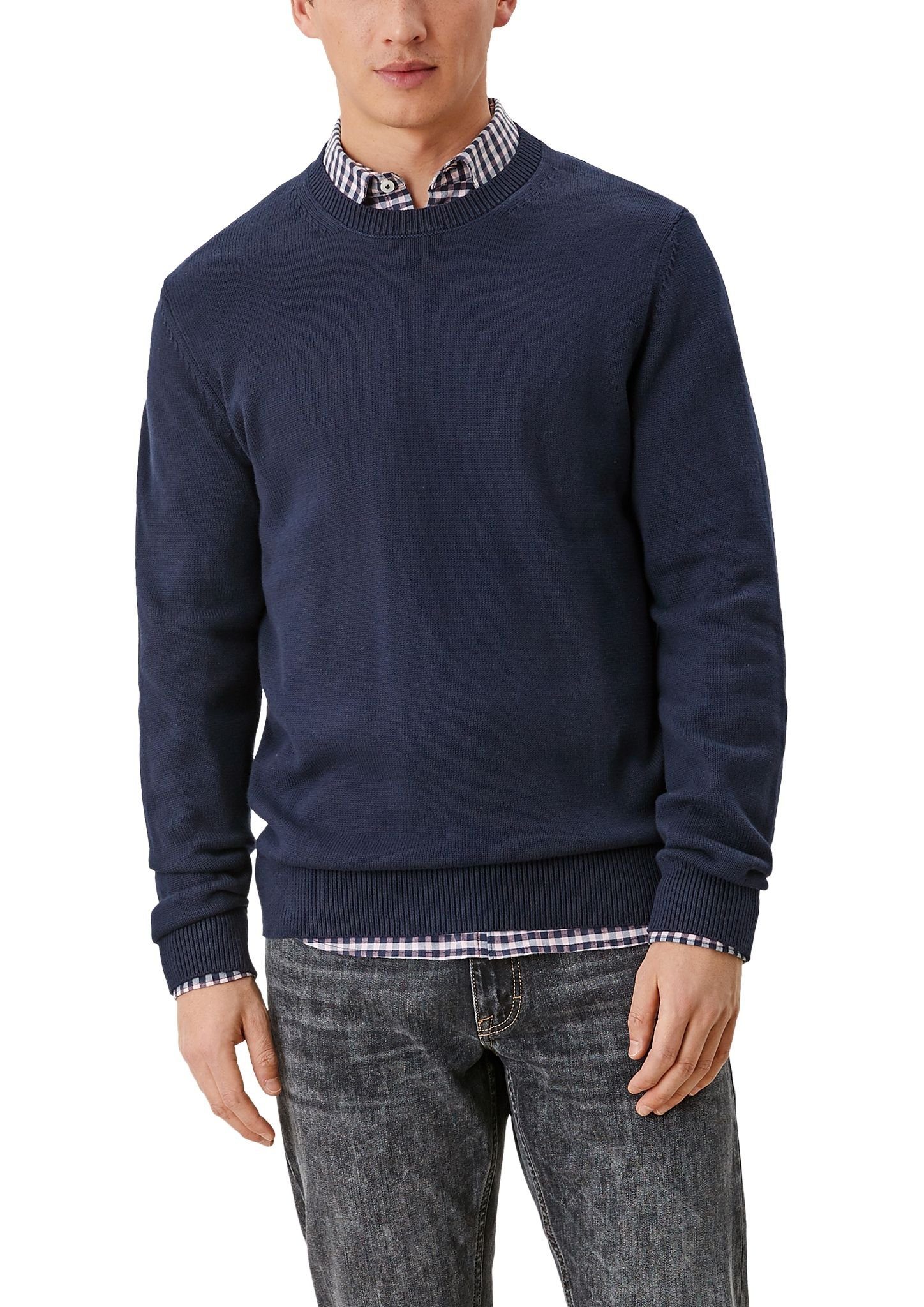 blau Strickpullover s.Oliver