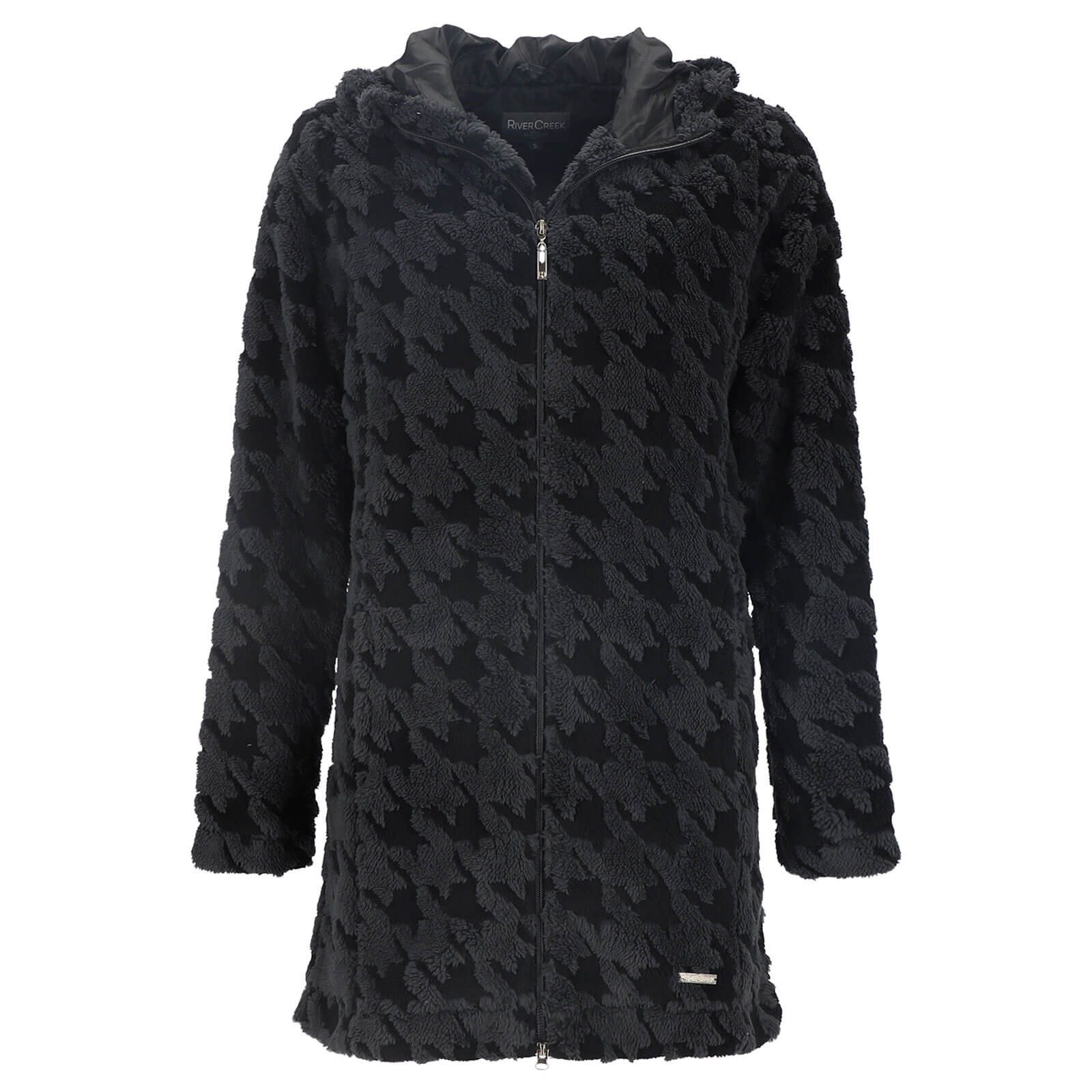 Rivercreek Fleecejacke Damen Jacke gefüttert mit Hahnentritt-Muster - Jacke günstig online kaufen