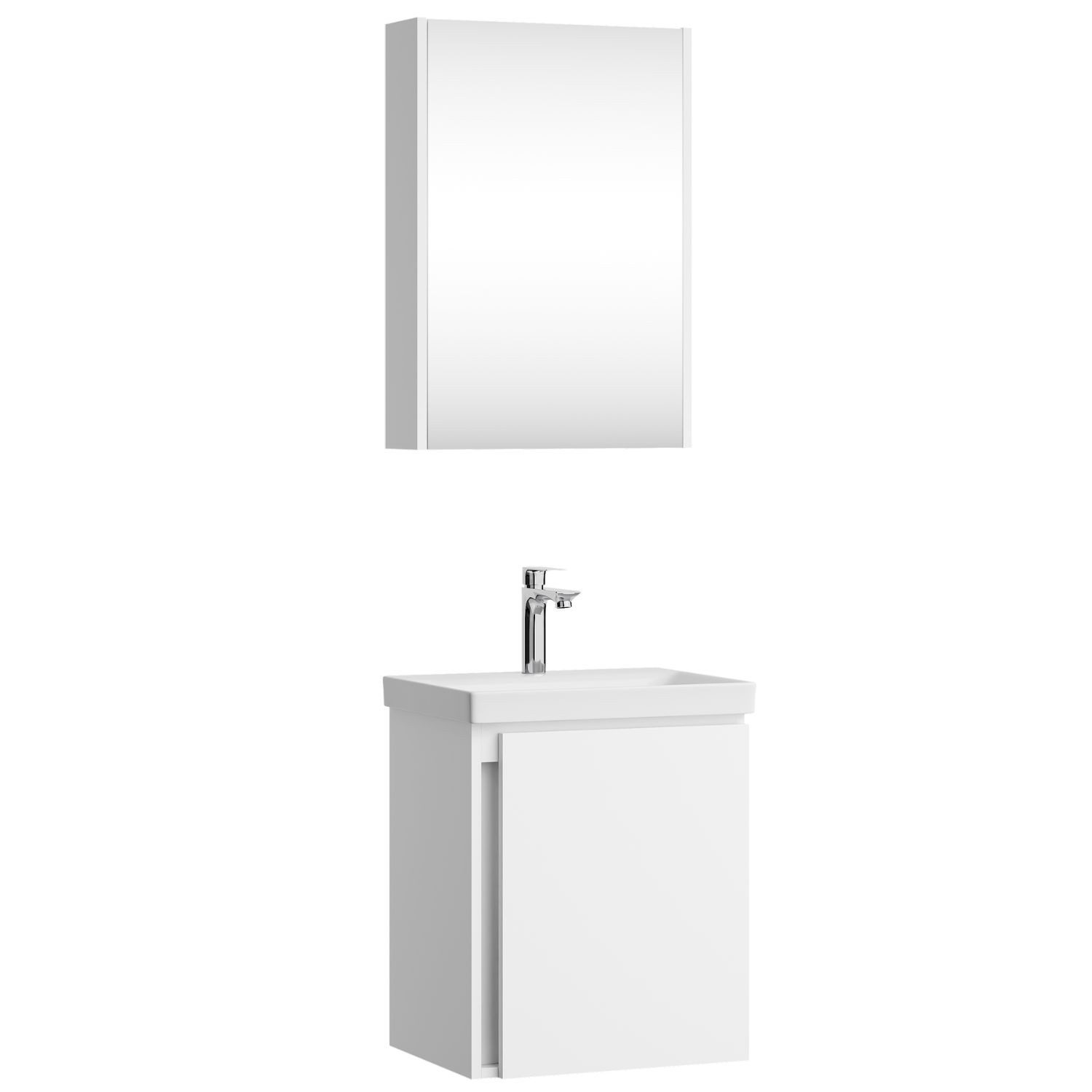 Planetmöbel Badmöbel-Set Badmöbel-Set mit Spiegelschrank 50cm, (hängend, 2- günstig online kaufen