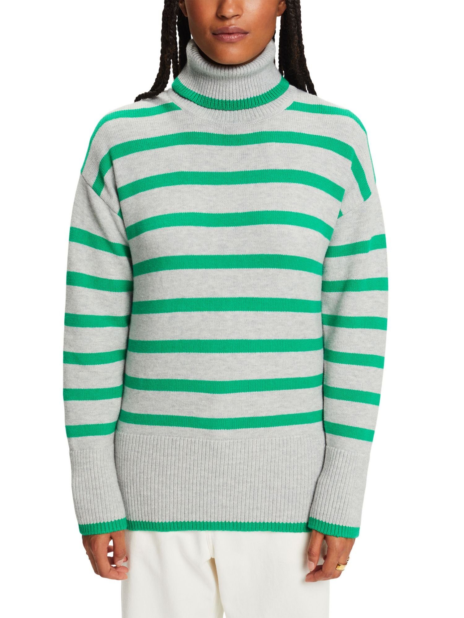 GREY LIGHT Esprit Rollkragenpullover Sweaters