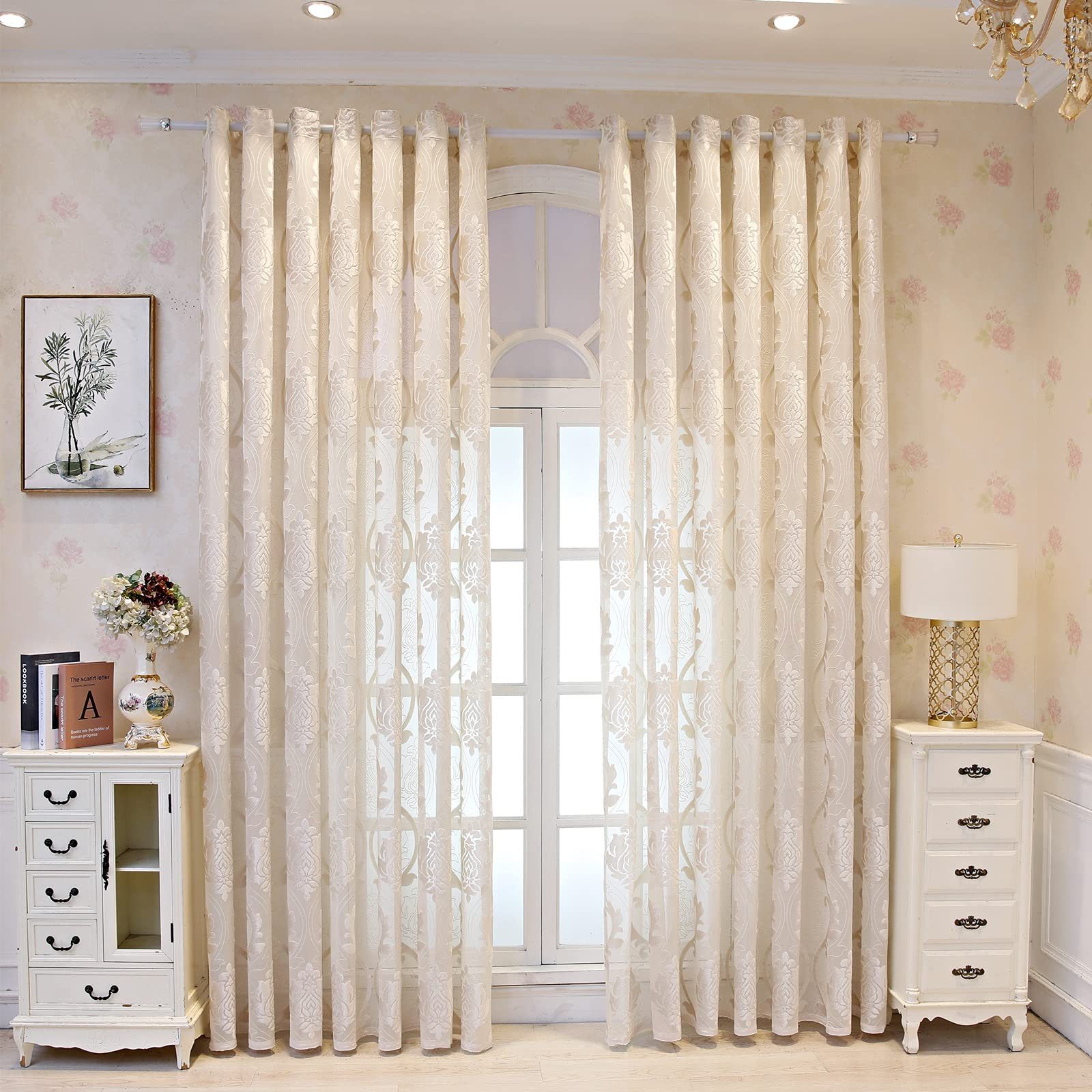 M&W DAS DESIGN Vorhang Wohnzimmer Schlafzimmer​​ Curtains Mit ösen (1er), 2 günstig online kaufen