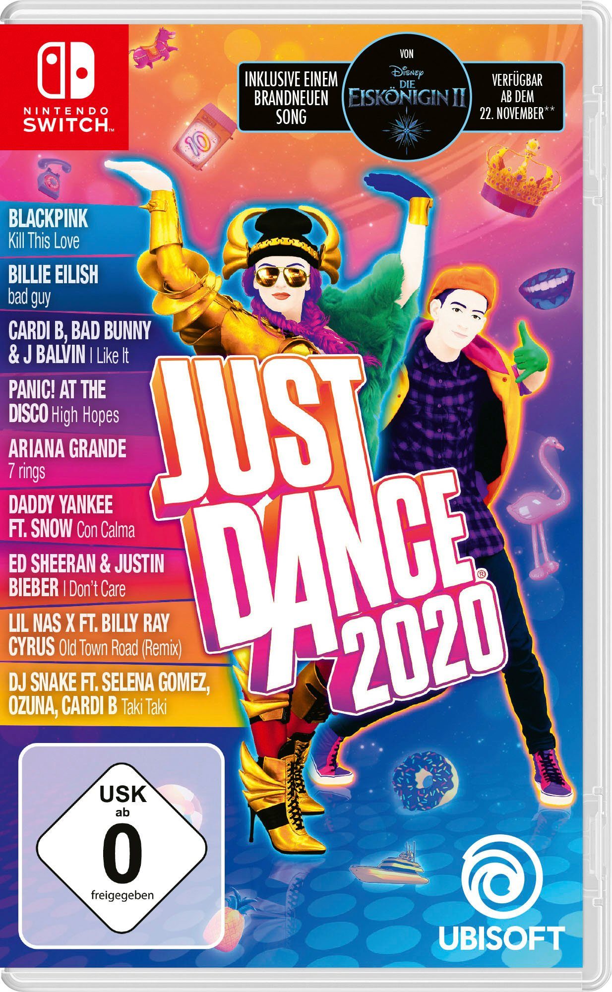 UBISOFT Just Dance 2020 Nintendo Switch, Just Dance bringt Menschen seit 10  Jahren mit neuen Songs, neuen Funktionen und dem Zugriff auf über 500 Songs  im Just Dance Unlimited-Katalog zusammen online kaufen | OTTO