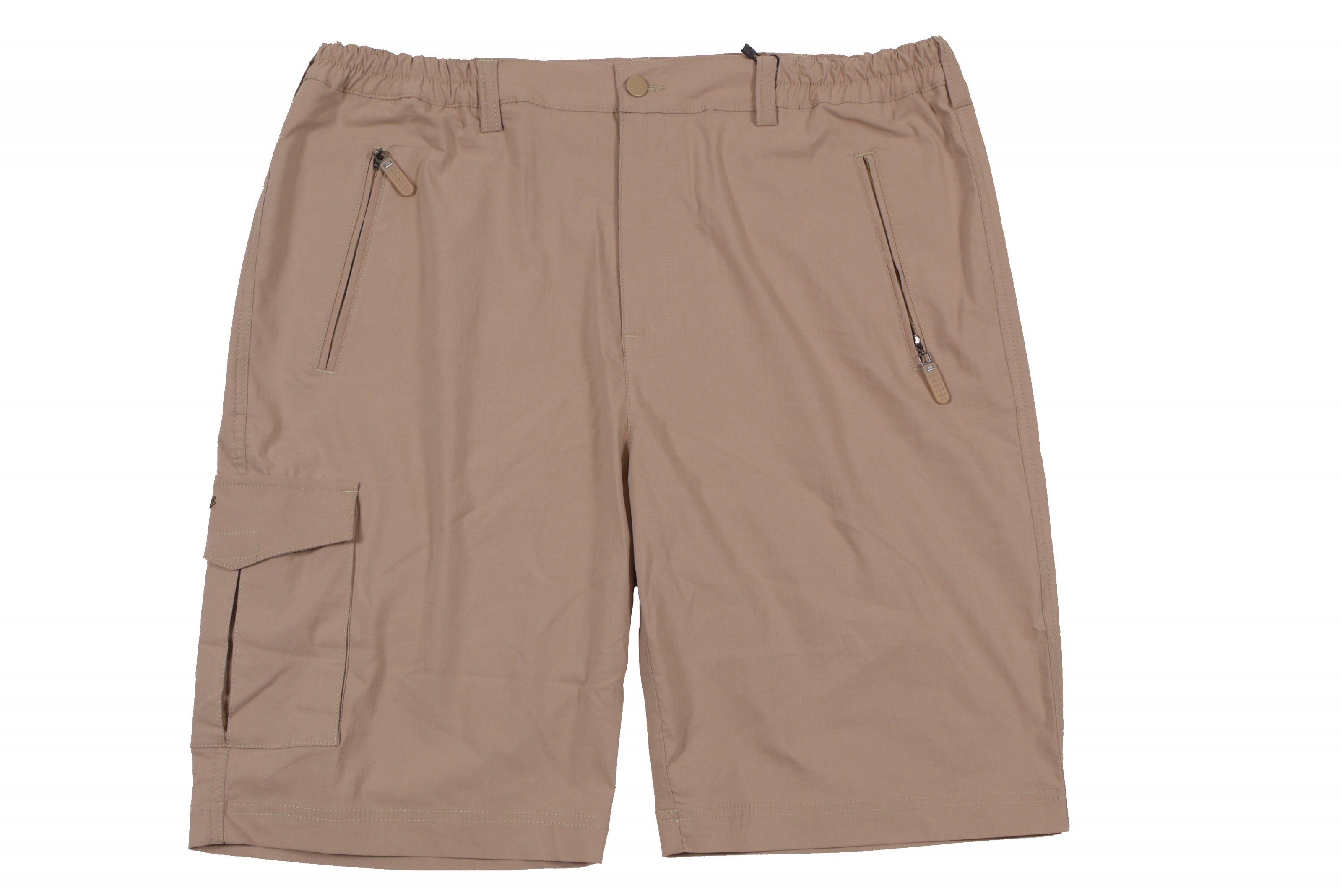 Shorts Outdoor, Freizeit Bermuda von Abraxas in Herren-Übergrößen, sand