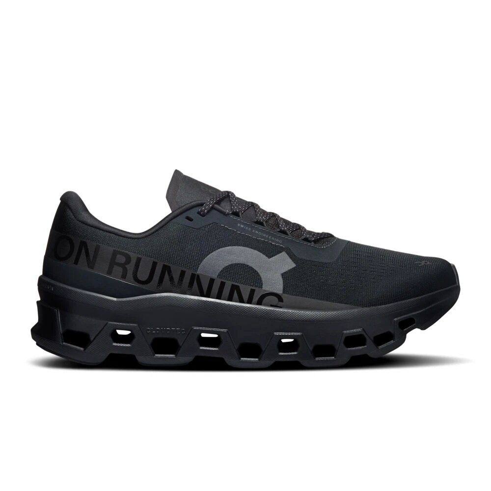 on ON - CLOUDMONSTER 1 - Schwarz Schnürschuh