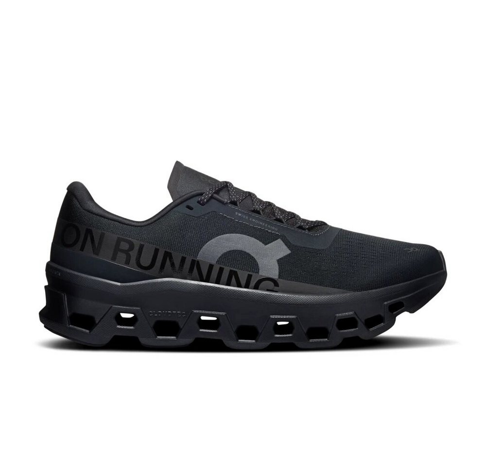 on ON - CLOUDMONSTER 1 - Schwarz Schnürschuh