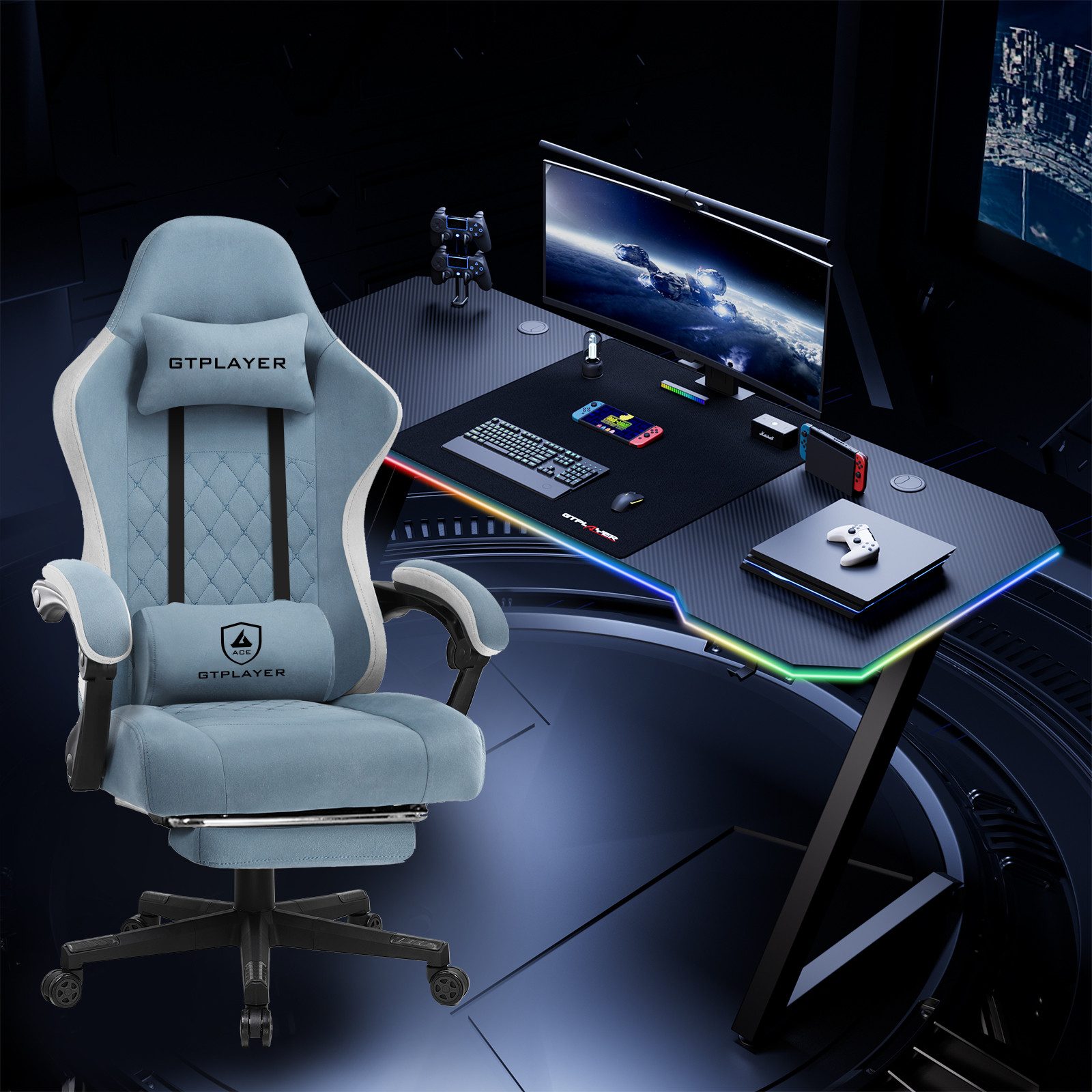 GTPLAYER Gamingtisch Gaming Tisch + Gaming günstig online kaufen