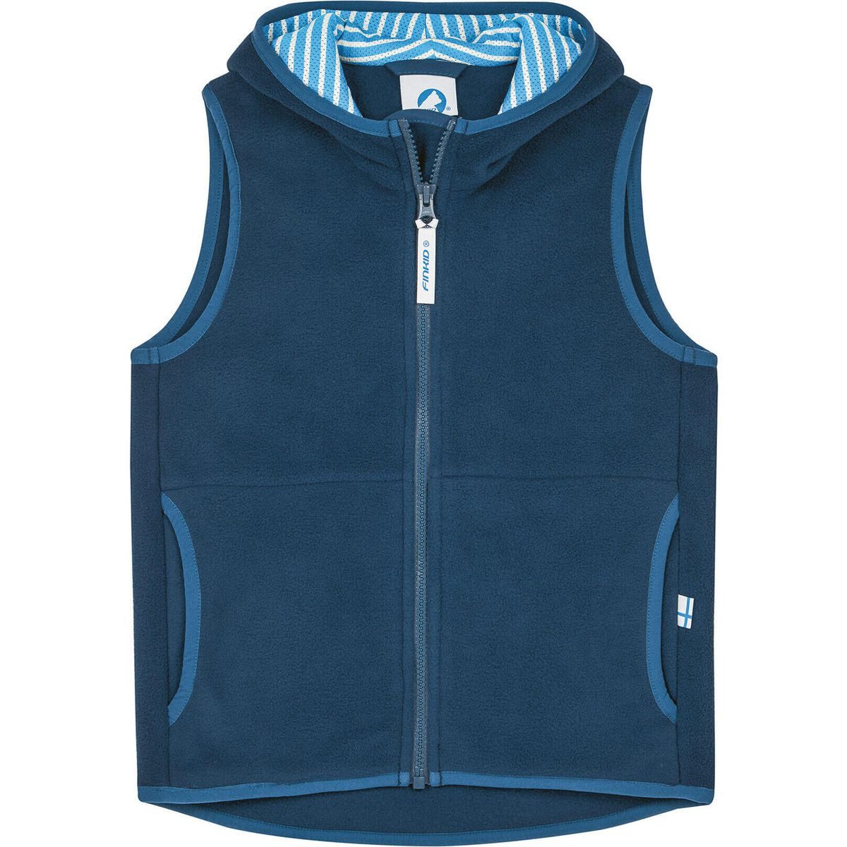 Finkid Funktionsweste Poppeli Vielseitige, atmungsaktive Fleeceweste mit Zip-In-Funktion und