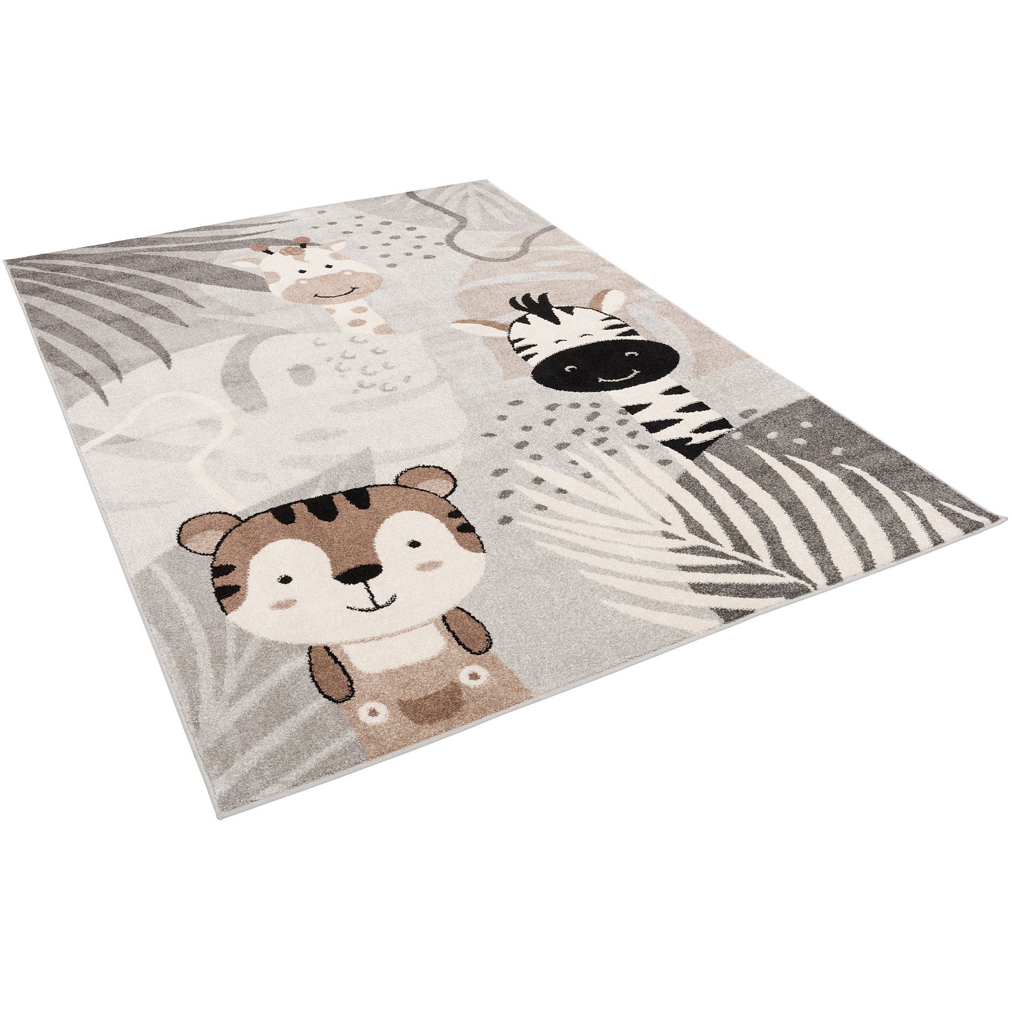 Pergamon Kinderteppich Kinder Teppich Softstar Kids Safari Animal Friends, Rechteckig, Höhe: 11 mm – Bild 5 von 5