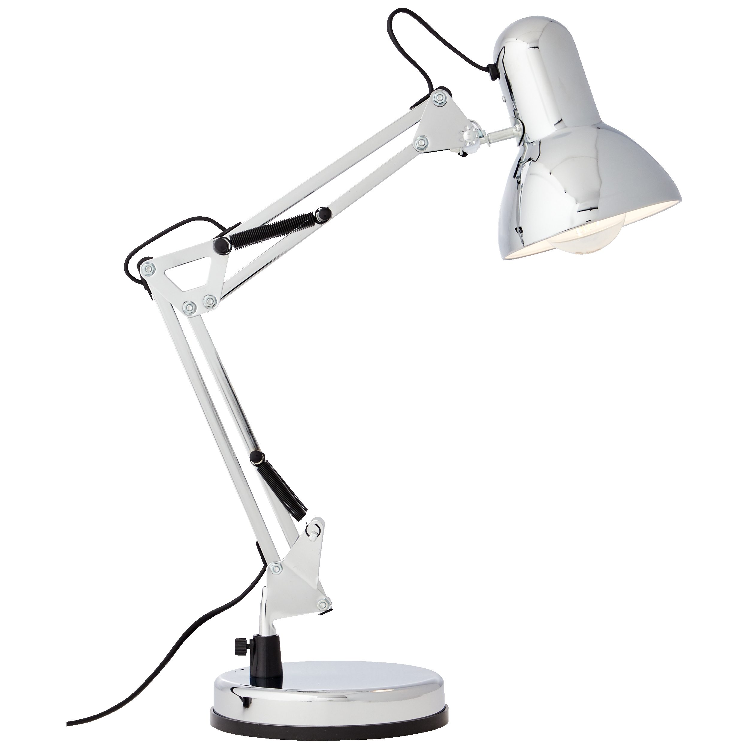 Lightbox Tischleuchte, ohne Leuchtmittel, Tischlampe, 50 cm Höhe, Ø 15,5 cm, Kopf schwenkbar, E27, 28 W