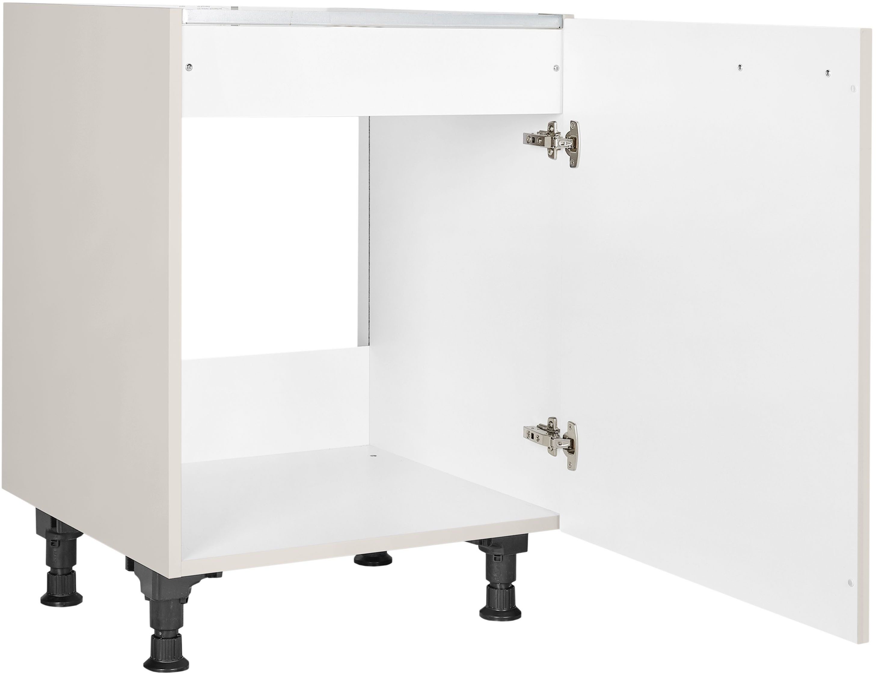 nobilia Spülenschrank ""Flash", Ausrichtung wählbar, vormontiert, in den Br günstig online kaufen