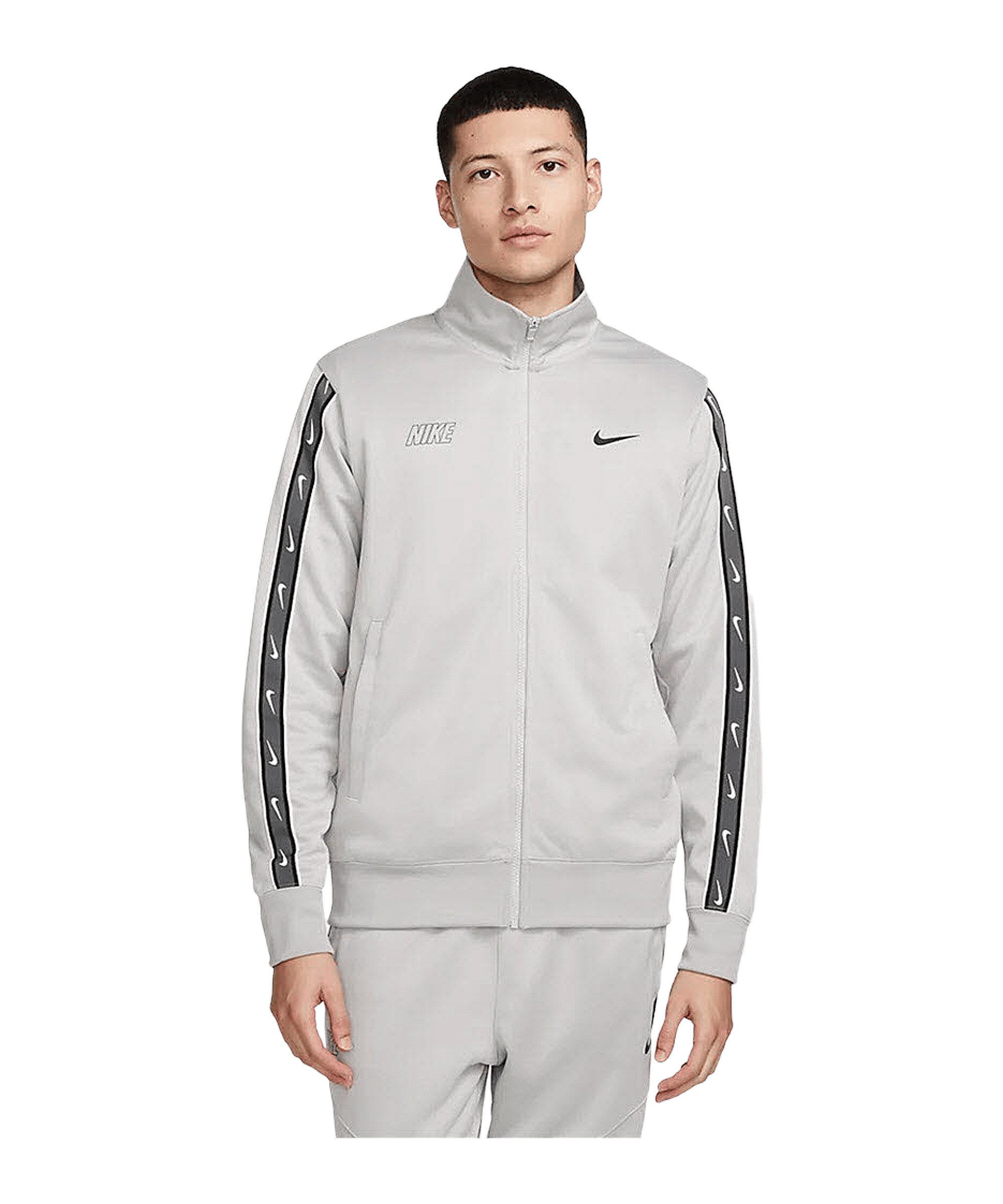 Nike Sportswear Sweatjacke Nike Sportswear Repeat Tracktop Trainingsjacken Polyester