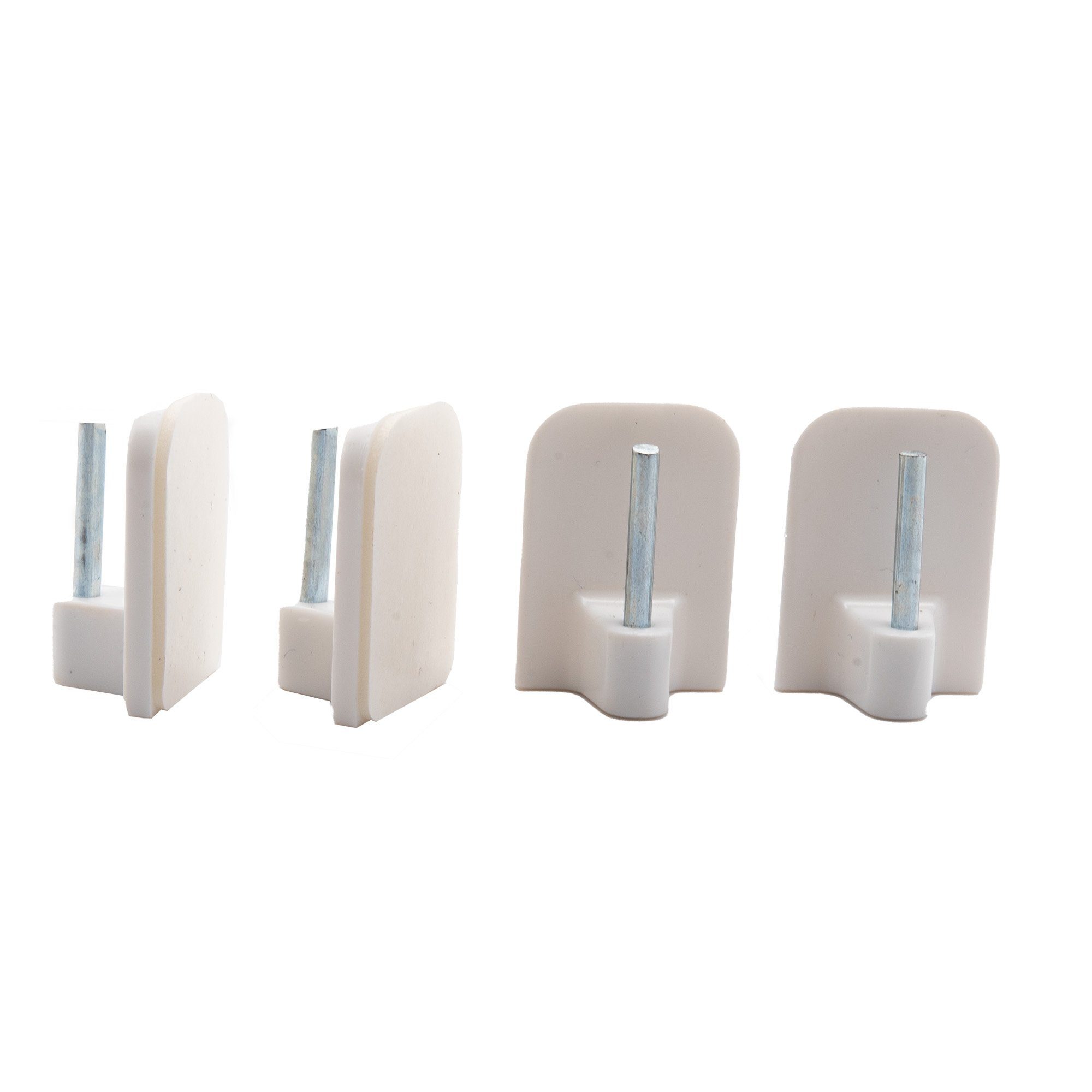 TSB Werk Gardinenhaken Gardinenhaken selbstklebend Klebehaken, (8-St), Gard günstig online kaufen