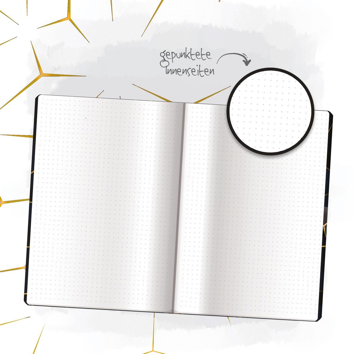 Trötsch Verlag Tagebuch TRÖTSCH Tagebuch Reflections mit Zahlenschloss