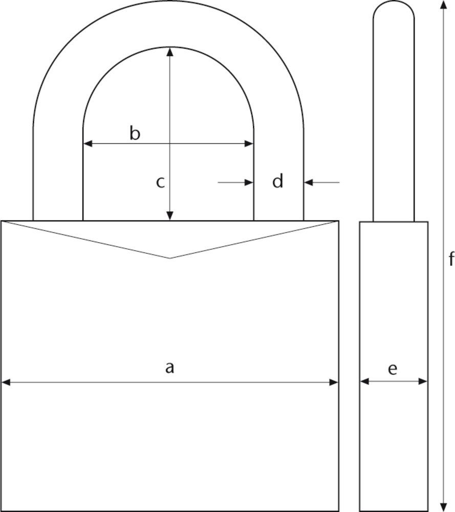 ABUS Vorhängeschloss Zahlenschloss 165/30 - Kofferschloss, Vorhängeschloss aus Messing, Sicherheitsklasse 3, 3-stelliger individuell anpassbarer Zahlencode, Sicherung bei Reisen