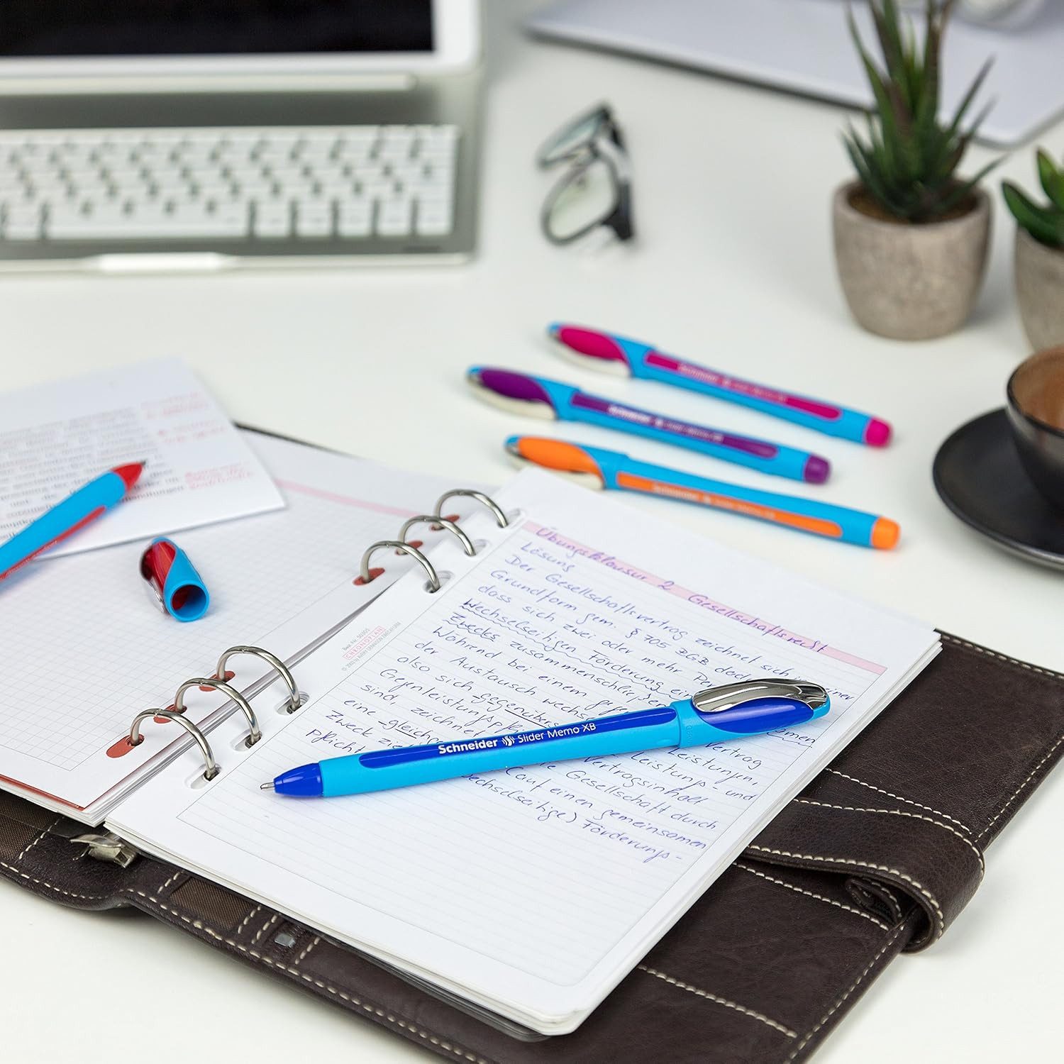SCHNEIDER NOVUS Kugelschreiber SCHNEIDER Kugelschreiber Slider Memo XB 6er Etui, farbig sortiert