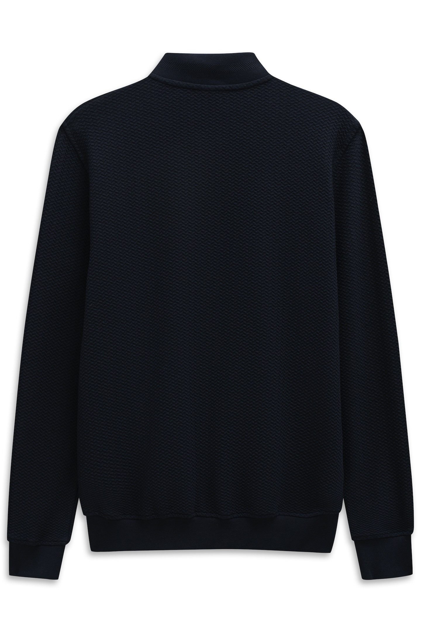 bugatti Sweatjacke Modern Fit mit Collegekragen und Reißverschluss