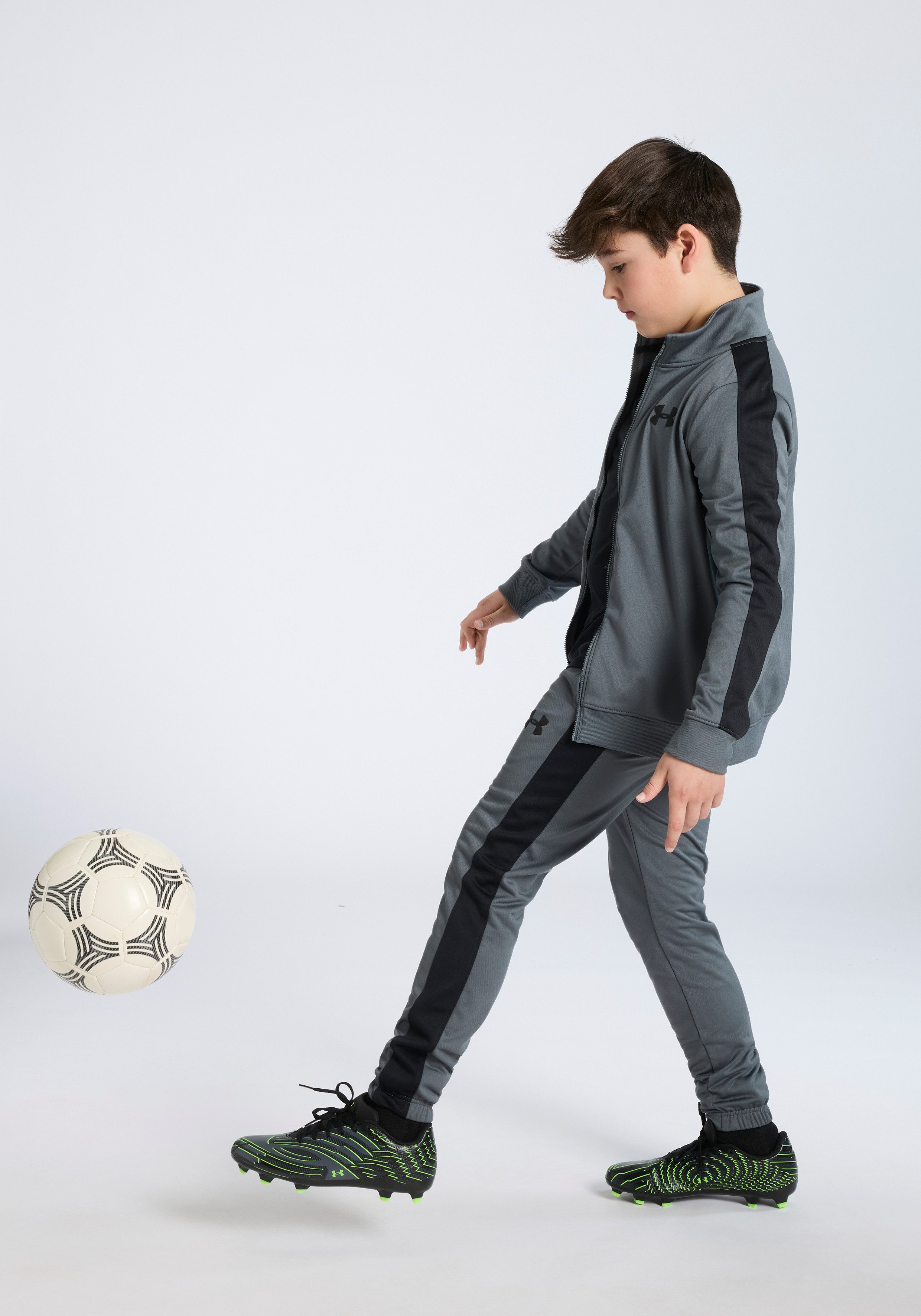 Under Armour® Trainingsanzug UA RIVAL KNIT TRACK SUIT, Für Kinder - Material innen weich angeraut
