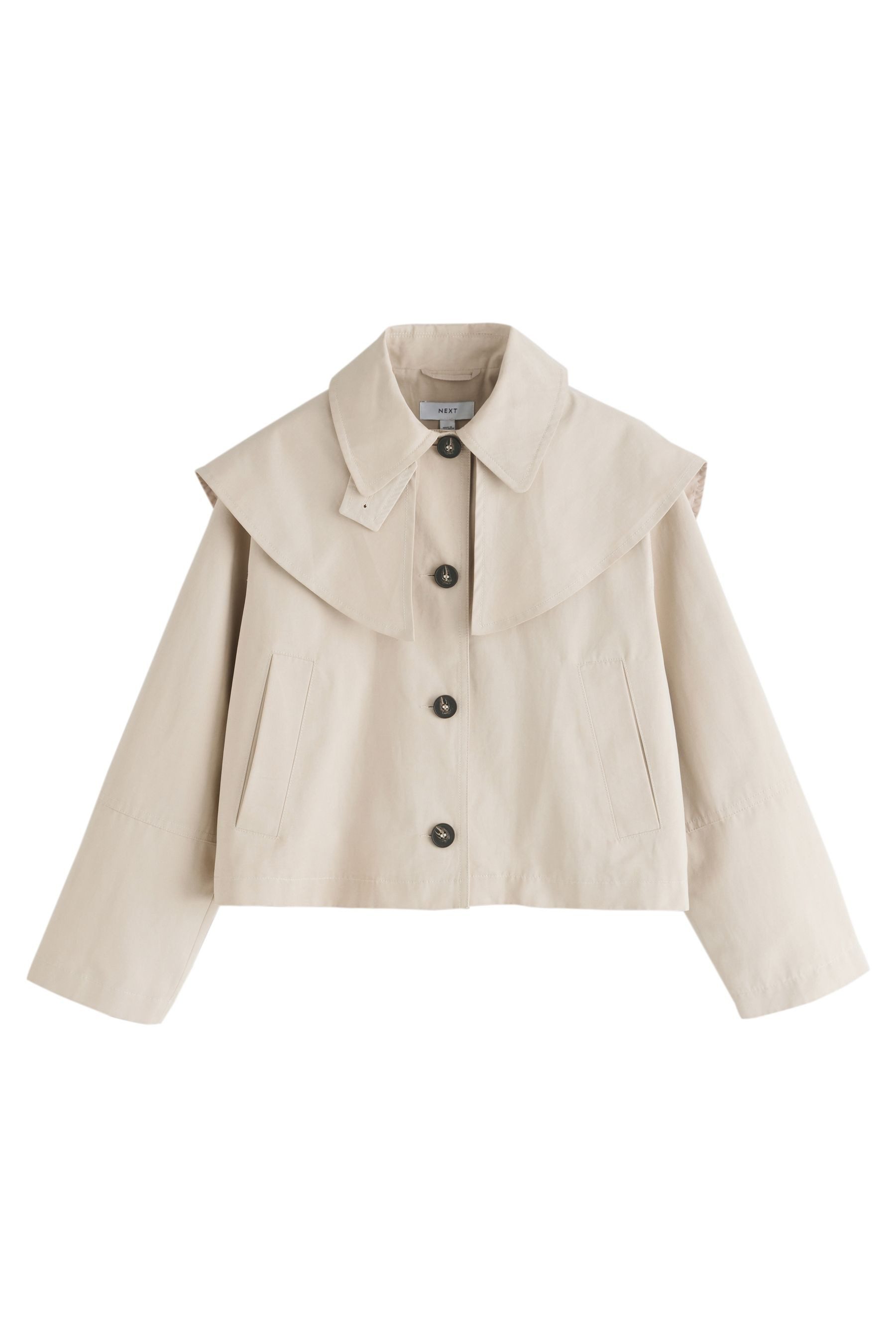 Next Kurzmantel Trenchcoat mit Cape (1-tlg)