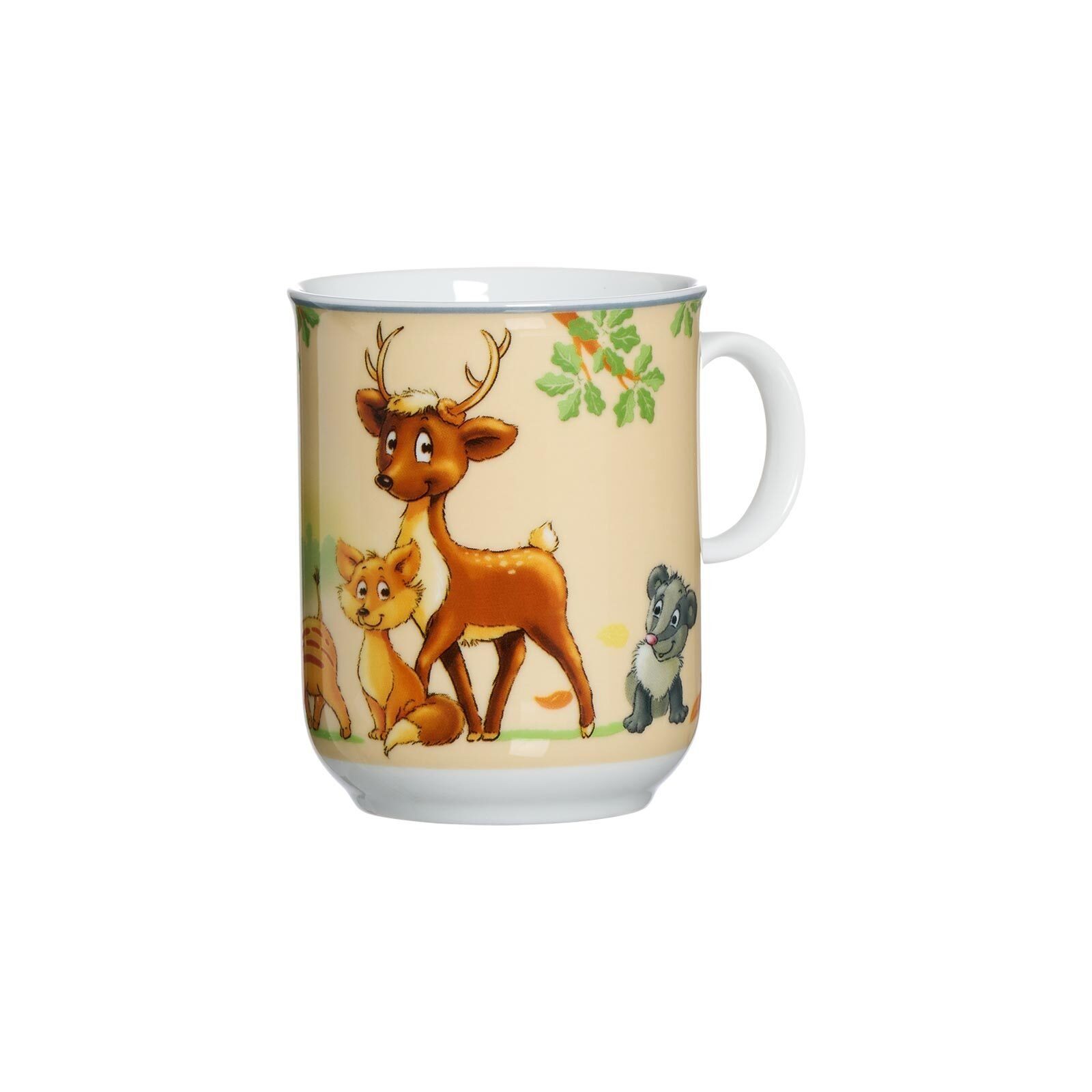 Ritzenhoff & Breker Kindergeschirr-Set Waldtiere Kindergeschirr 3er Set (3-tlg), Porzellan