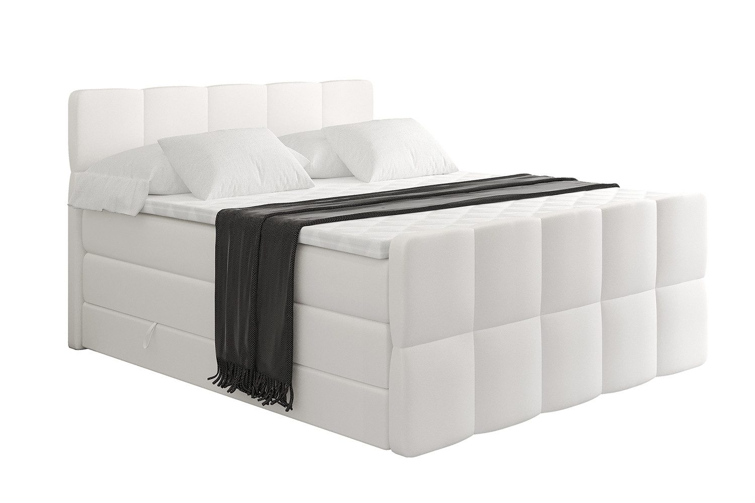 ALTDECOR Boxspringbett LIRO-Z KING (Multipocket-Matratze H4, H3 Matratze Bo günstig online kaufen