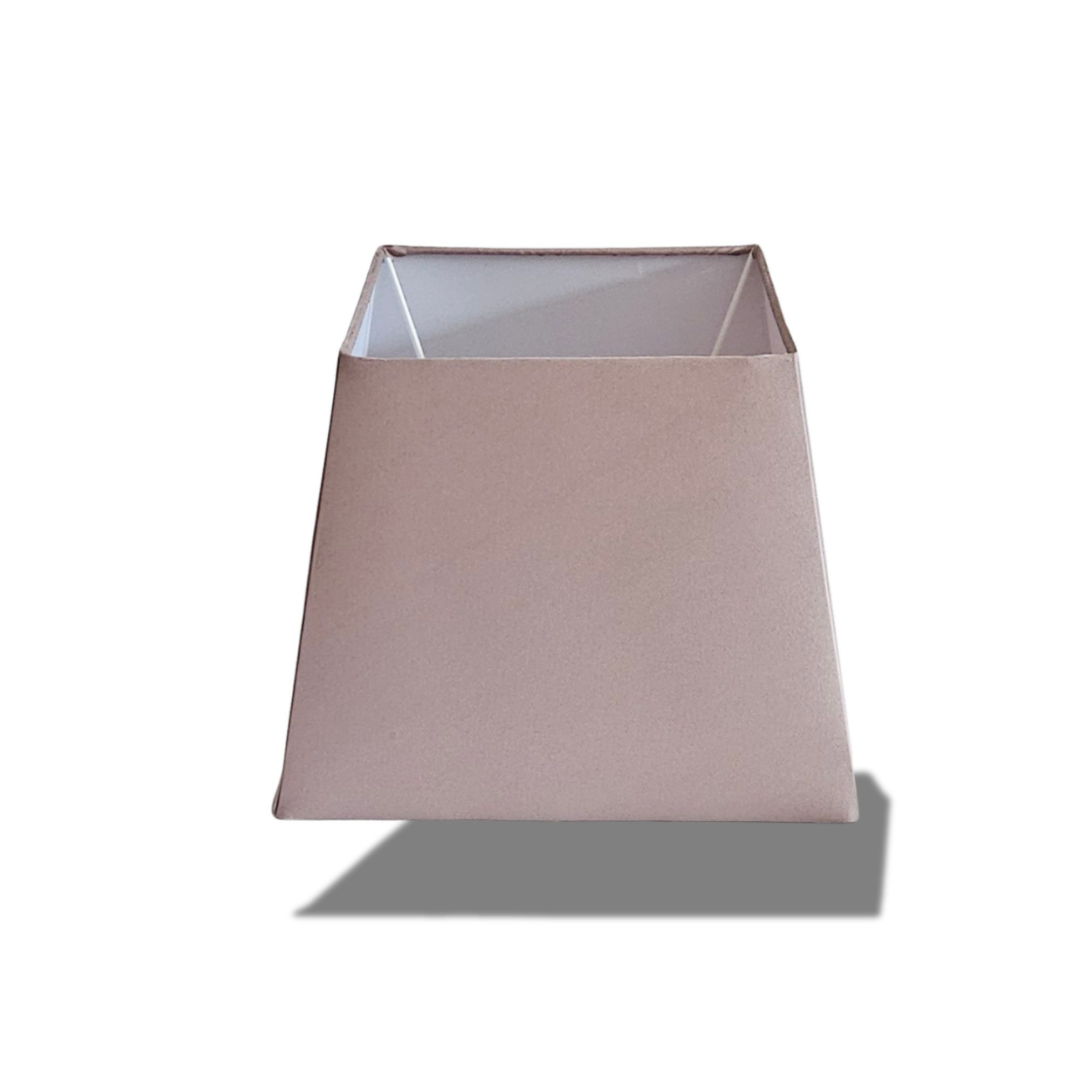 Lichthandel Hoch Lampenschirm E14 Tischlampe braun / cappucino konisch Leuc günstig online kaufen