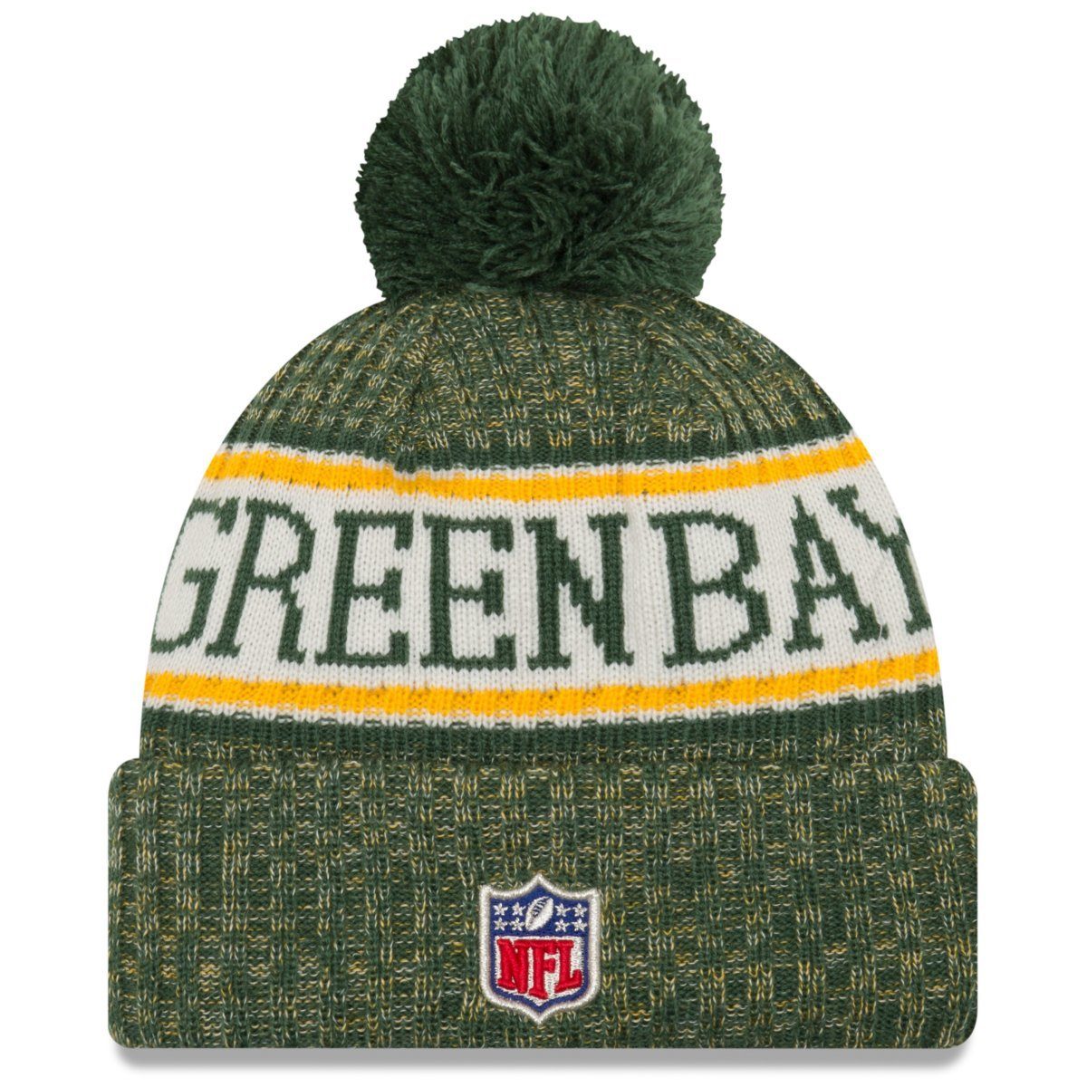 New Era Fleecemütze NFL Sideline Bobble Green Bay Packers günstig online kaufen