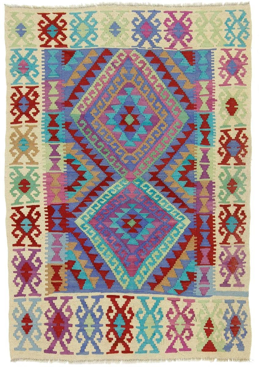 Orientteppich Kelim Afghan Heritage 104x153 Handgewebter Moderner Orientteppich, Nain Trading, rechteckig, Höhe: 3 mm