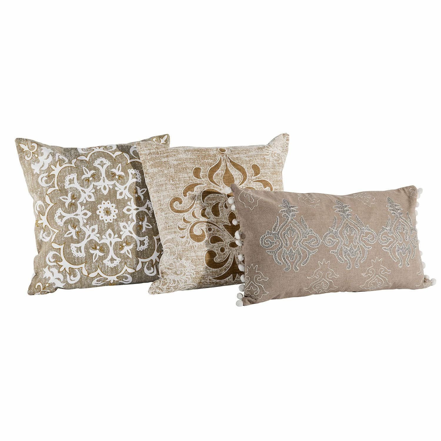Mirabeau Kissenhülle Kissenhülle 3er Set Emelin creme