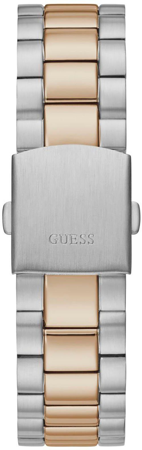 Guess Quarzuhr CONNOISSEUR GW0265G12, Armbanduhr, Herrenuhr, Datum, Wochentag, Edelstahlarmband