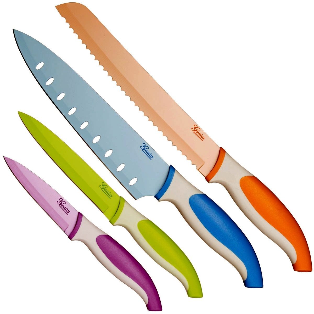 Genius Allzweckmesser GENIUS Nicer Dicer Plus 10-13 tlg. 7 Trendfarben Gemüseschneider