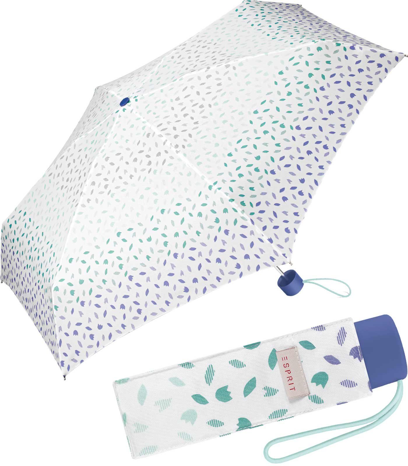 Taschenregenschirm kleiner, handlicher Schirm für Damen