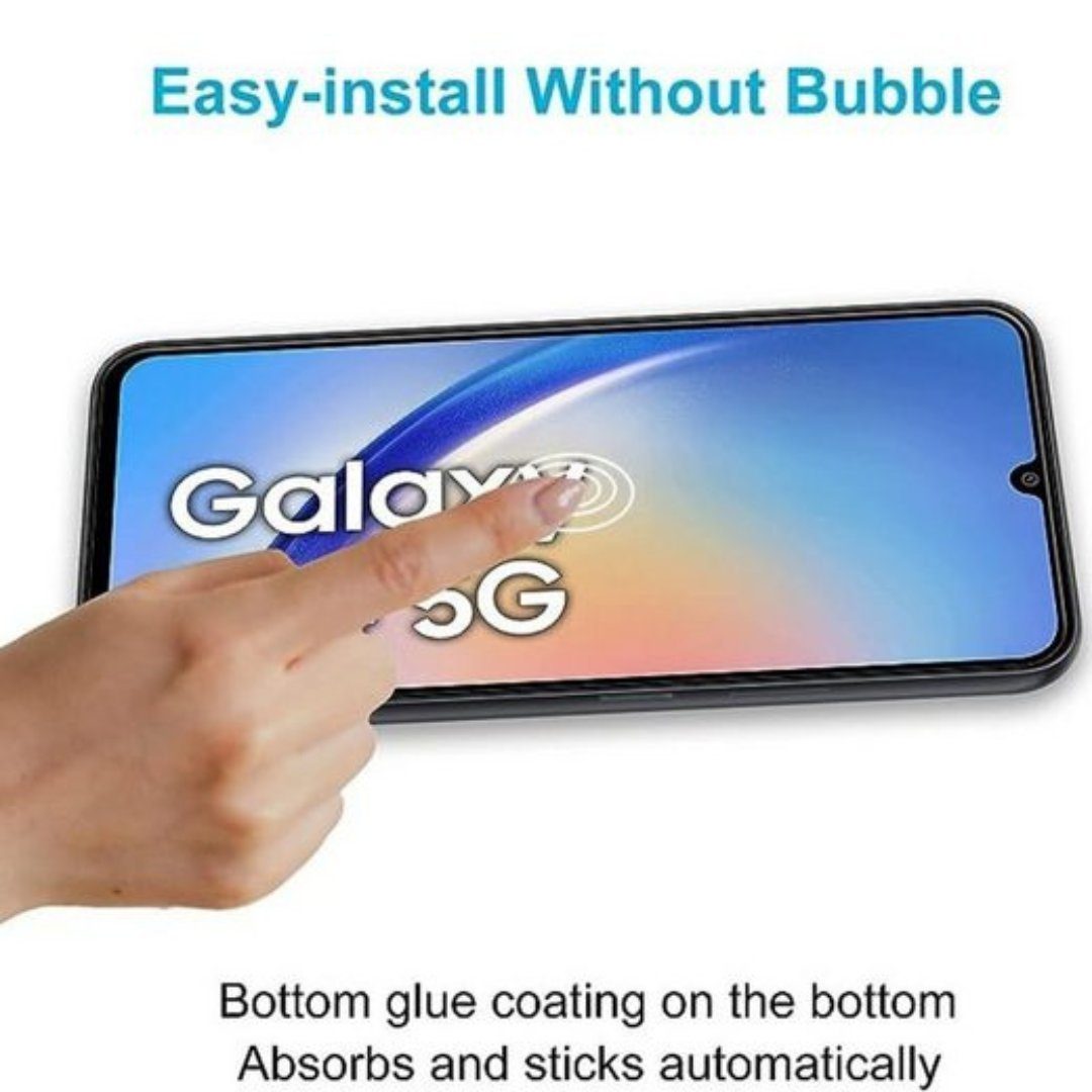 SmartUP Displayschutzglas für Samsung Galaxy A34 5G Panzerfolie Schutzglas Display Kamera 9H für Samsung Galaxy A34 5G, 4 Stück – Bild 5 von 5