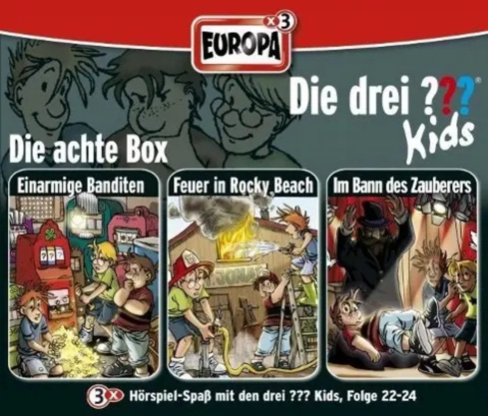 Hörspiel Die drei ??? Kids 3er Box. Folgen 22 - 24 (drei Fragezeichen) 3 CDs