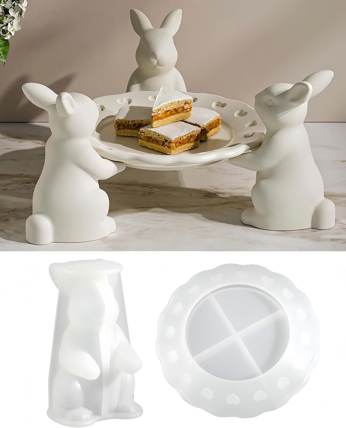 Minicloss Modellierwerkzeug Silikonform Gießformen Ostern, Silikonform Ostern für Frühling