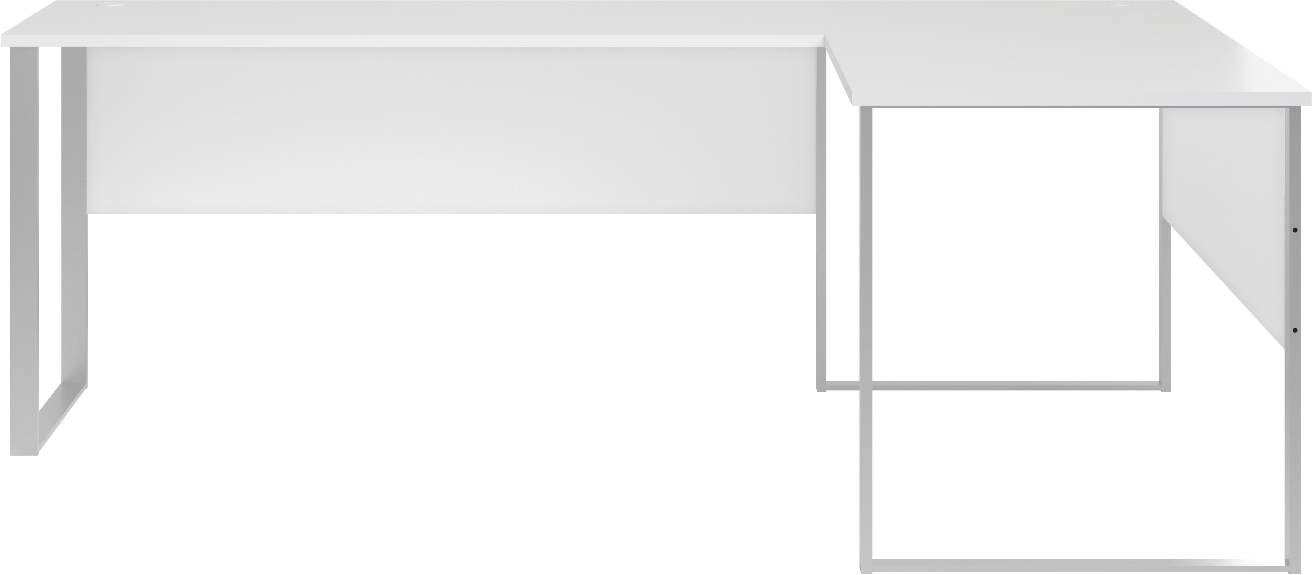 BEGA OFFICE Eckschreibtisch Amanda (1-St), Winkelschreibtisch rechts links montierbar