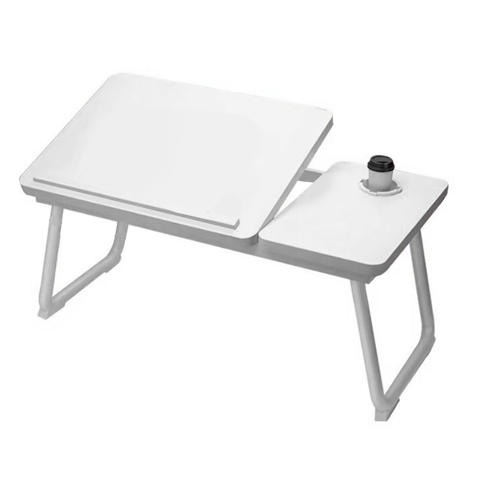 SURFOU Laptoptisch Betttisch Betttablett Stehtisch Klappbar Laptop Tisch für Bett Couch (Höhenverstellbarer Lese-/Frühstückstisch für Bett, 55,5x23,5x25 cm (HxBxT), Sofa & Boden – 0-36° Neigungswinkel, faltbar & platzsparend)