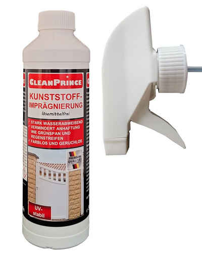 CleanPrince Kunststoffimprägnierung transparent lösemittelfrei Imprägnierspray, Made in Germany