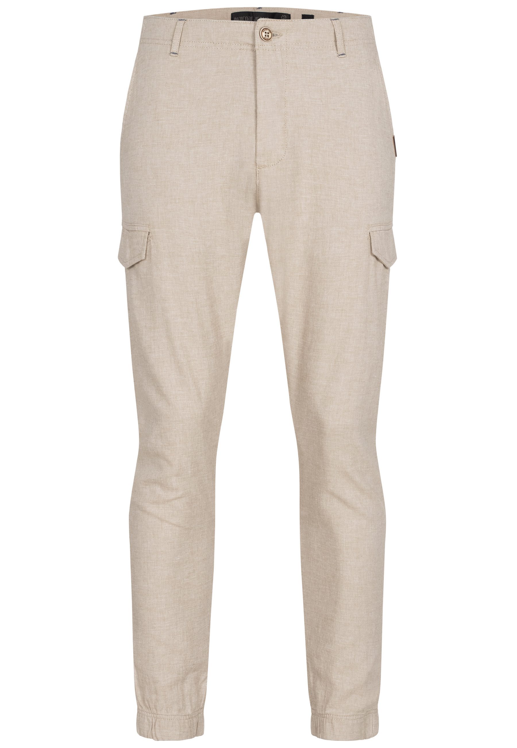 Indicode Leinenhose Booth mit 6 Taschen, günstig online kaufen