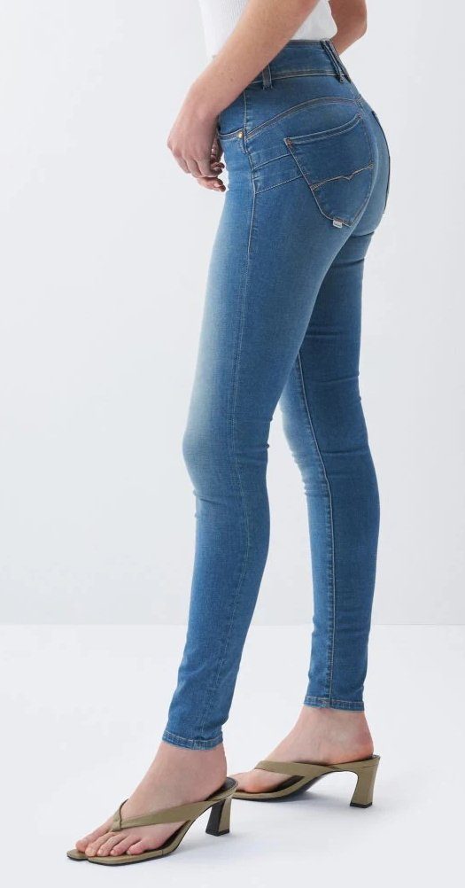 Salsa Stretch-Jeans SALSA JEANS SECRET PUSH IN mid blue 125982.8506