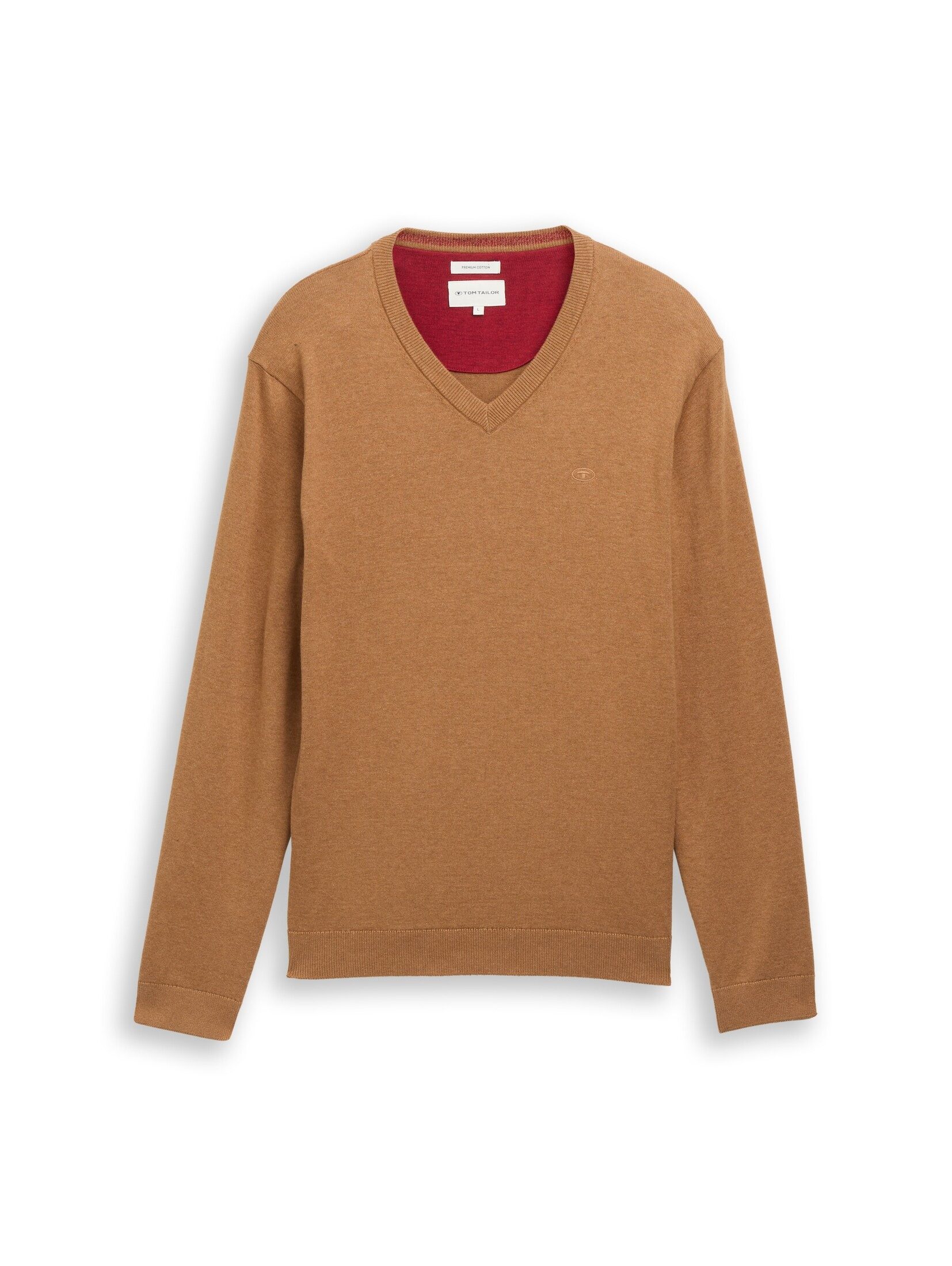 TOM TAILOR Strickpullover Pullover & Strickjacken Strickpullover mit V-Auss günstig online kaufen